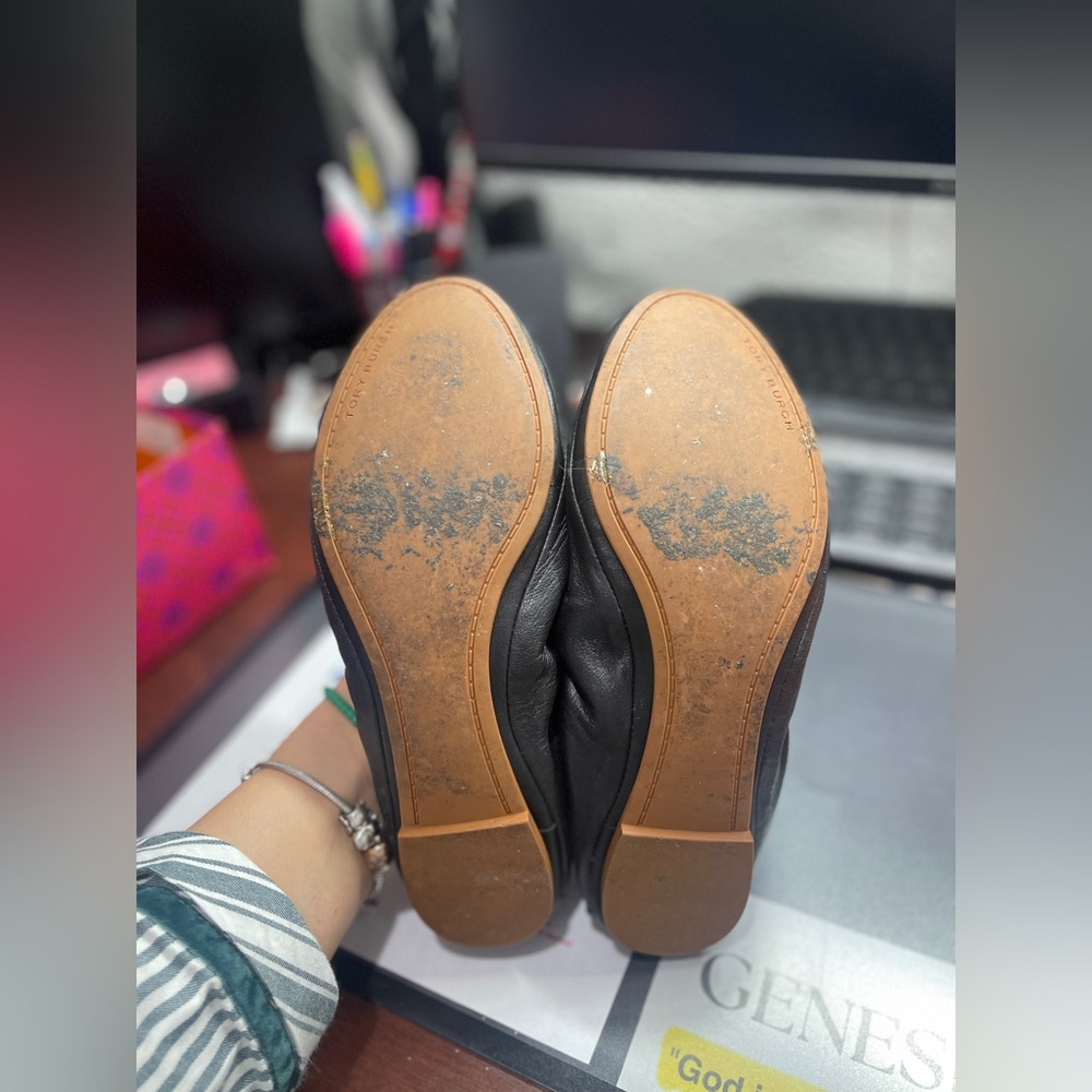 Tory Burch Black Ballet Flats - Picture 6 of 7